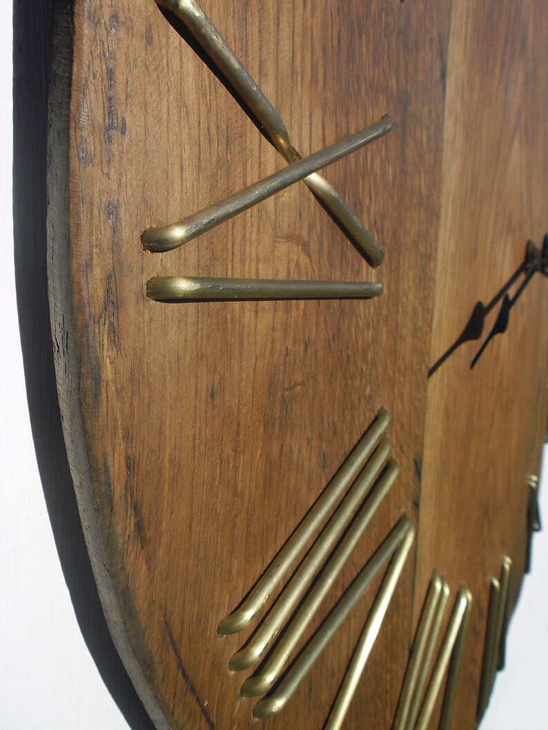 21'' Large Rustic Wall Clock Unique Big Wall Clock Etsy Canada