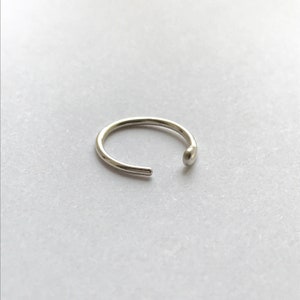 Single Faux conch earring - cartilage earring, ear cuff, no piercing, fake conch hoop
