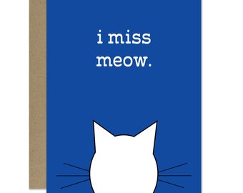 Funny Miss You Card - Thinking of You