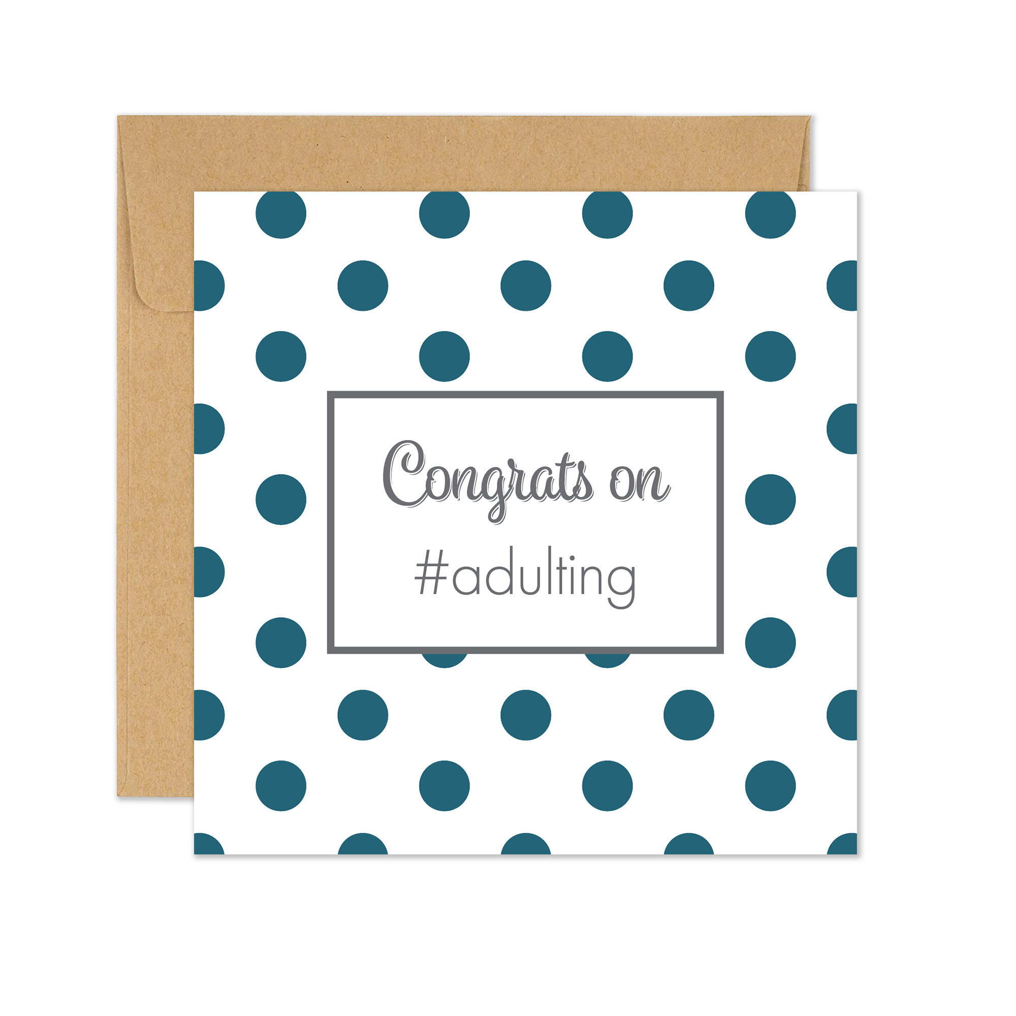 Funny Congrats Card Adulting Award Way to Go Card You Did - Etsy
