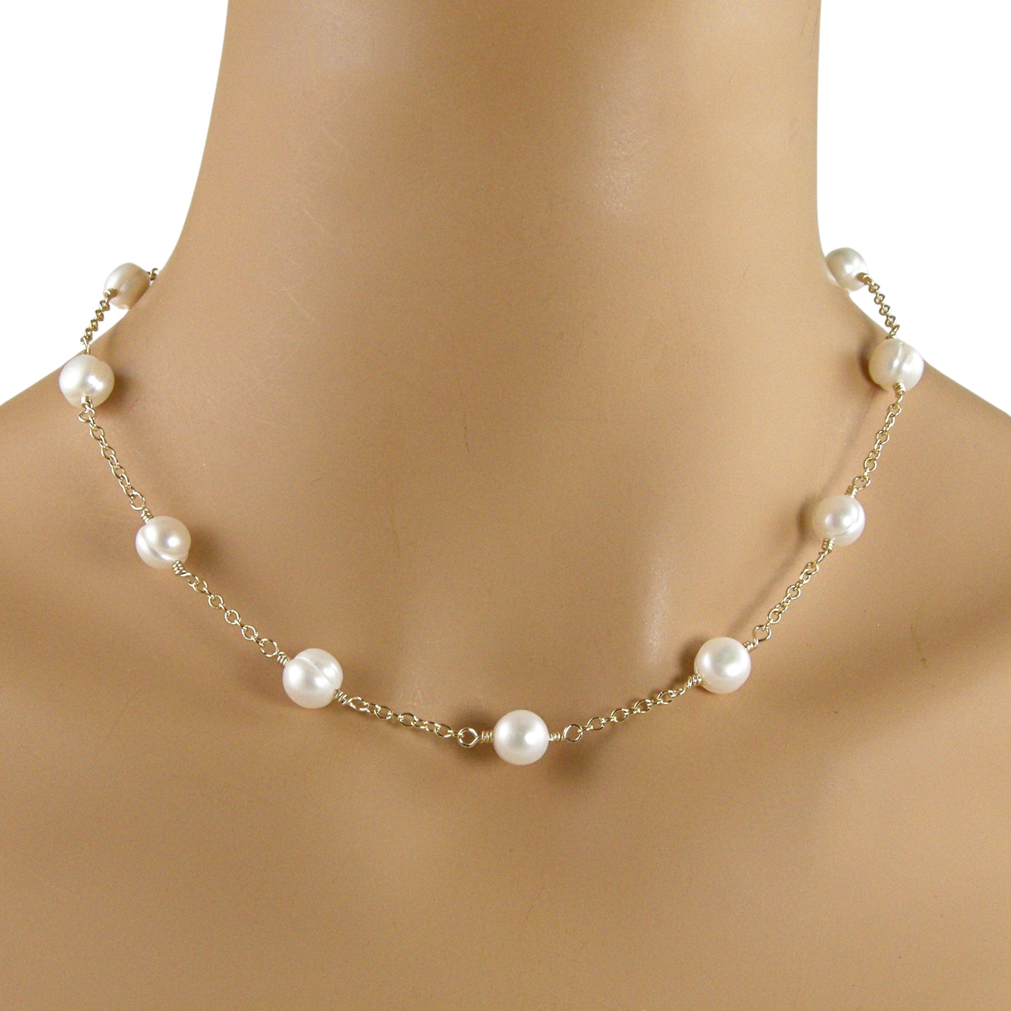 10mm Pearl Necklace - Etsy