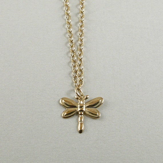 Gold on sale dragonfly anklet