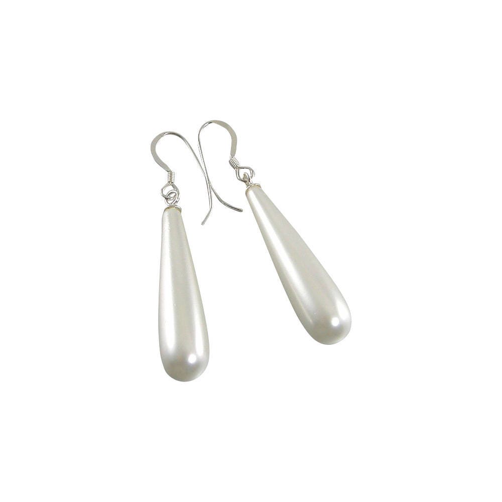 Elongated cheap teardrop earrings