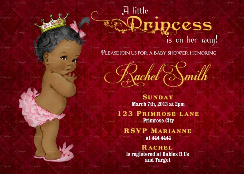 African American Woman Child Shower Invitation Lady and No cost Thank By yourself Card Printable - Common Royal Child Shower Invite Burgundy Gold - image relating to Free Printable African American Baby Shower Invitations identify African American Female Youngster Shower Invitation Woman and Cost-free Thank On your own Card Printable - Typical Royal Youngster Shower Invite Burgundy Gold -