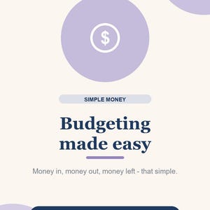 ADHD Budget Tracker Spreadsheet, Simple Visual Finance Planner for Google Sheets image 4