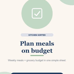 Planilha de Planejamento de Refeições e Orçamento de Compras, Planejamento Semanal e Lista de Compras imagem 4