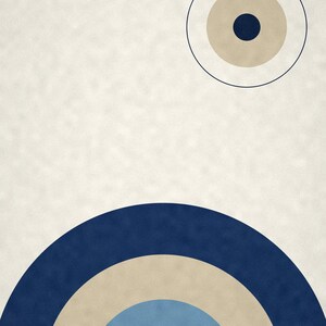 Conjunto de 3 quadros decorativos com tema náutico | Arte geométrica azul-marinho para imprimir | Decoração náutica | Download instantâneo em 5 tamanhos imagem 2