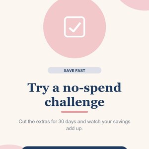No Spend Challenge Tracker Spreadsheet, 30 Day Money Reset and Savings Challenge for Google Sheets & Excel, Frugal Living Planner image 5