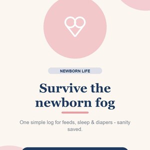 Baby Feeding and Sleep Tracker, Newborn Daily Log and Diaper Tracker, New Mom Baby Shower Gift for Google Sheets & Excel image 7