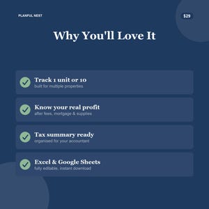 Airbnb & Kurzzeit-Miet-Tracker-Spreadsheet - Multi-Property-Einkommen, Ausgaben, Belegung Bild 4