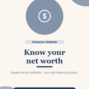 Net Worth Tracker Spreadsheet, Investment & Assets Dashboard for Google Sheets image 4