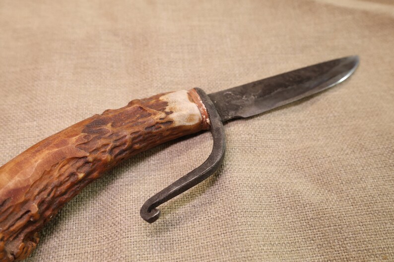 Rustic hand forged knife made from old file by Black Bear Forge image 6