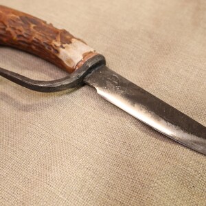 Rustic hand forged knife made from old file by Black Bear Forge image 3