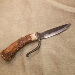 Rustic hand forged knife made from old file by Black Bear Forge image 5