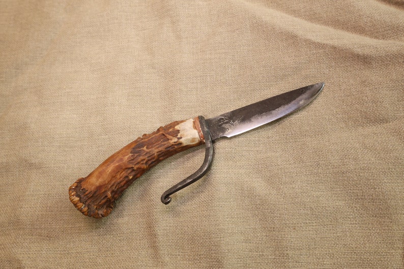 Rustic hand forged knife made from old file by Black Bear Forge image 5