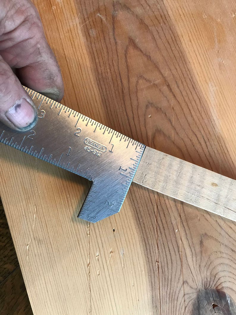 Hook Ruler Shop Rule Meassuring Tool Metal Work - Etsy