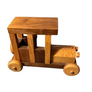 Vintage Wooden Toy Truck, toy truck, wooden toys