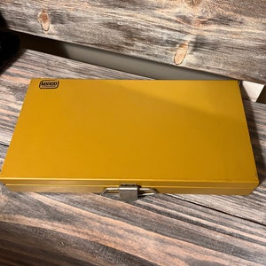 Industrial Steel File Box, Craft Box, office storage, industrial storage, slide case, metal slide keeper