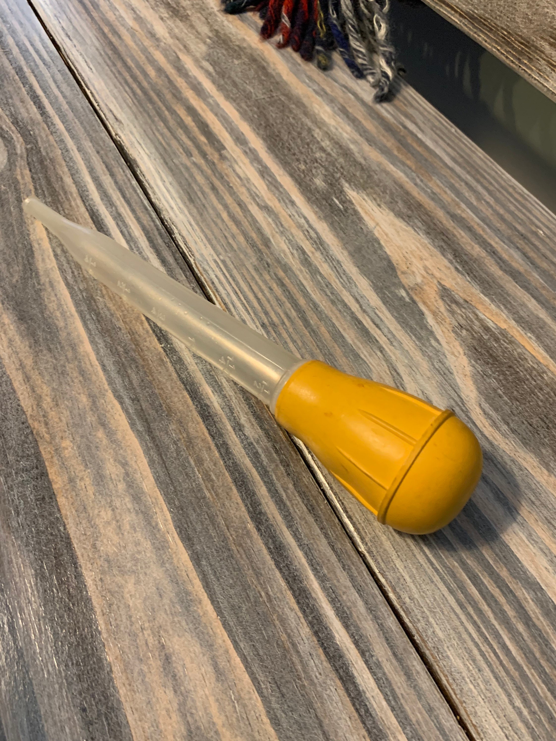 Vintage Baster Turkey Baster Meat Baster With Yellow Bulb Etsy UK