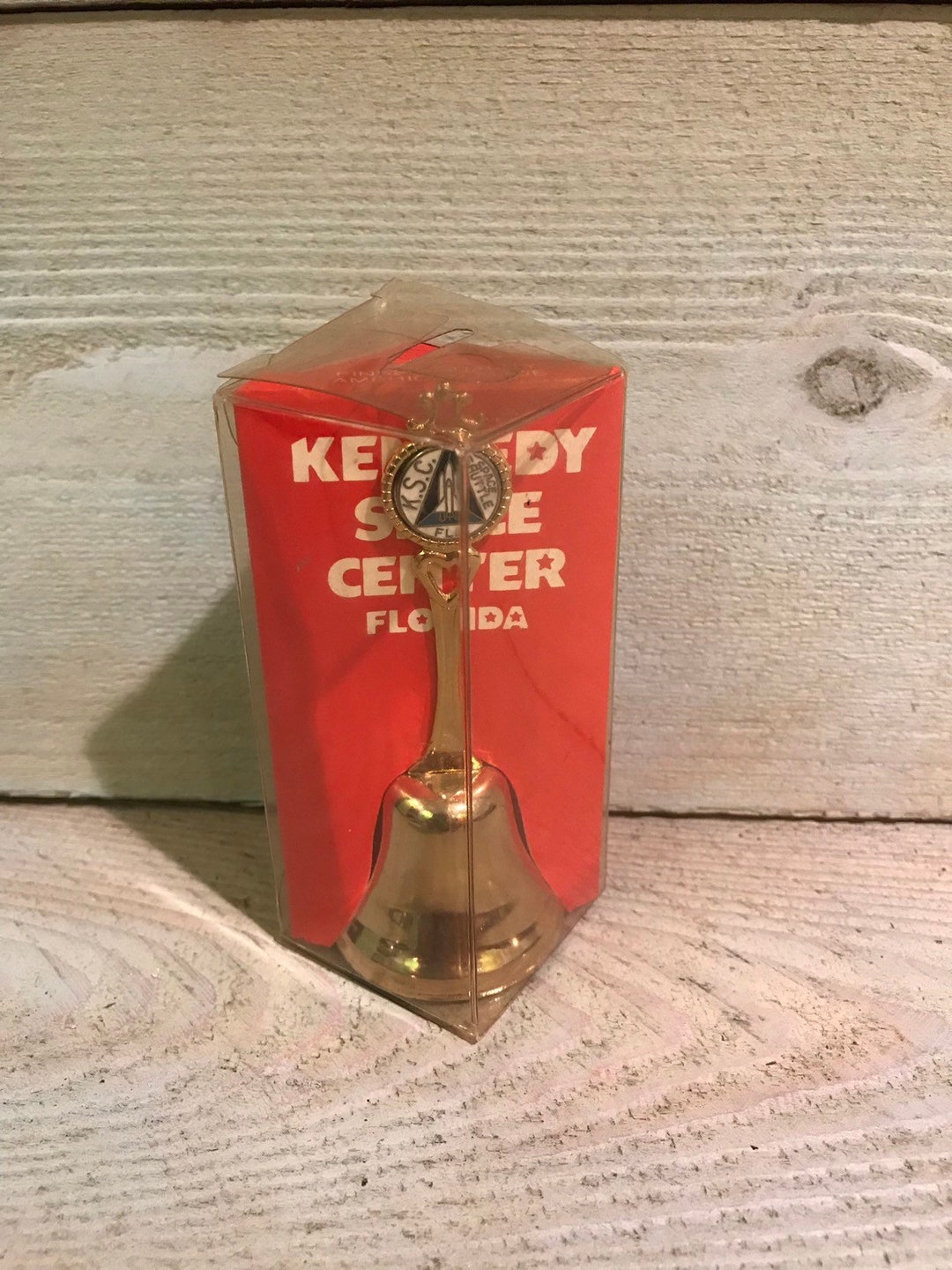 Fanion Vintage Kennedy Space Center FLORIDE – Drapeau Rétro Années 80
