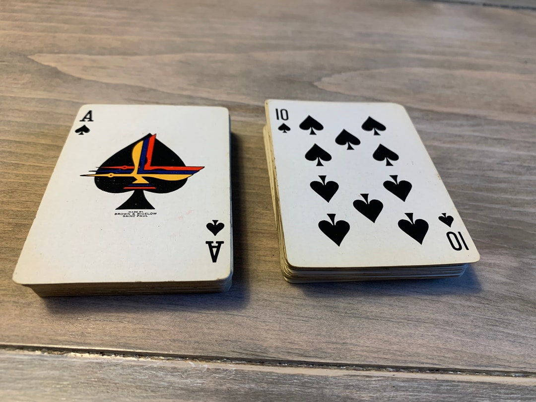 Vintage Deck of Cards Playing Cards by Brown and Bigelow Saint Etsy