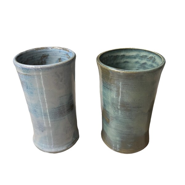 Blue Bathroom Drinking Glasses Etsy