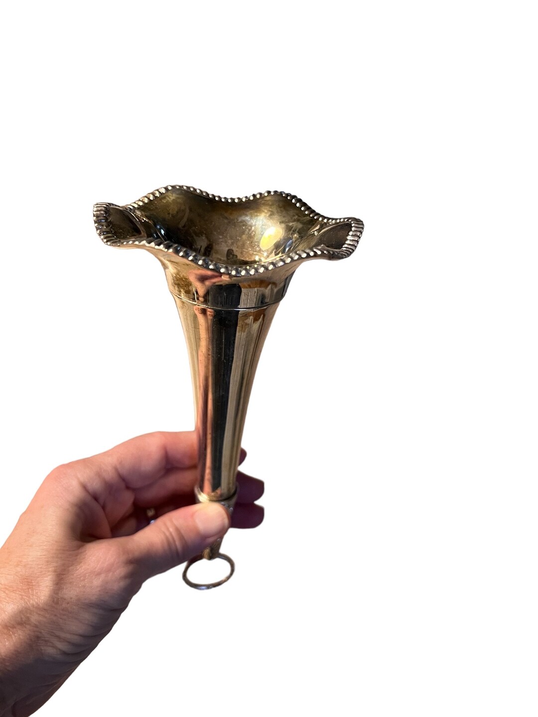 Vintage Wilton Silver Bouquet Holder, Wedding Bouquet Holder, Bride