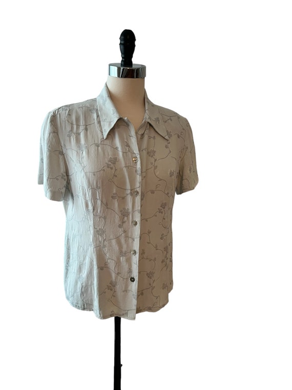 Vintage 70s Embroidered Blouse: Conrad C Collecti… - image 1