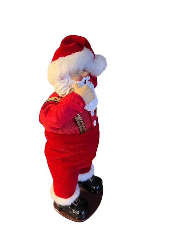 ヴィンテージ 1998 立っているサンタクロース、サンタ、クリスマスの