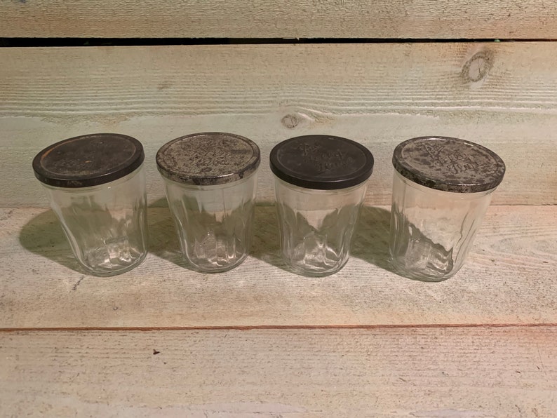 VINTAGE Ball Jelly Jar with metal Lid Qtip Jar Canning and Etsy