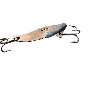 Vintage Metall Fischköder: Silber Süßwasser Tackle