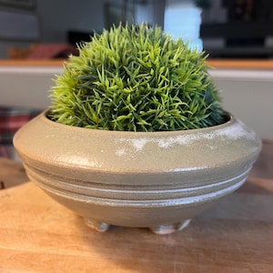 Vintage Studio Keramik Snäckskal eller Suckulent Skål 5 Tums Kust Catchall, Handgjort Keramikkärl, Strandstuga Boho Dekor