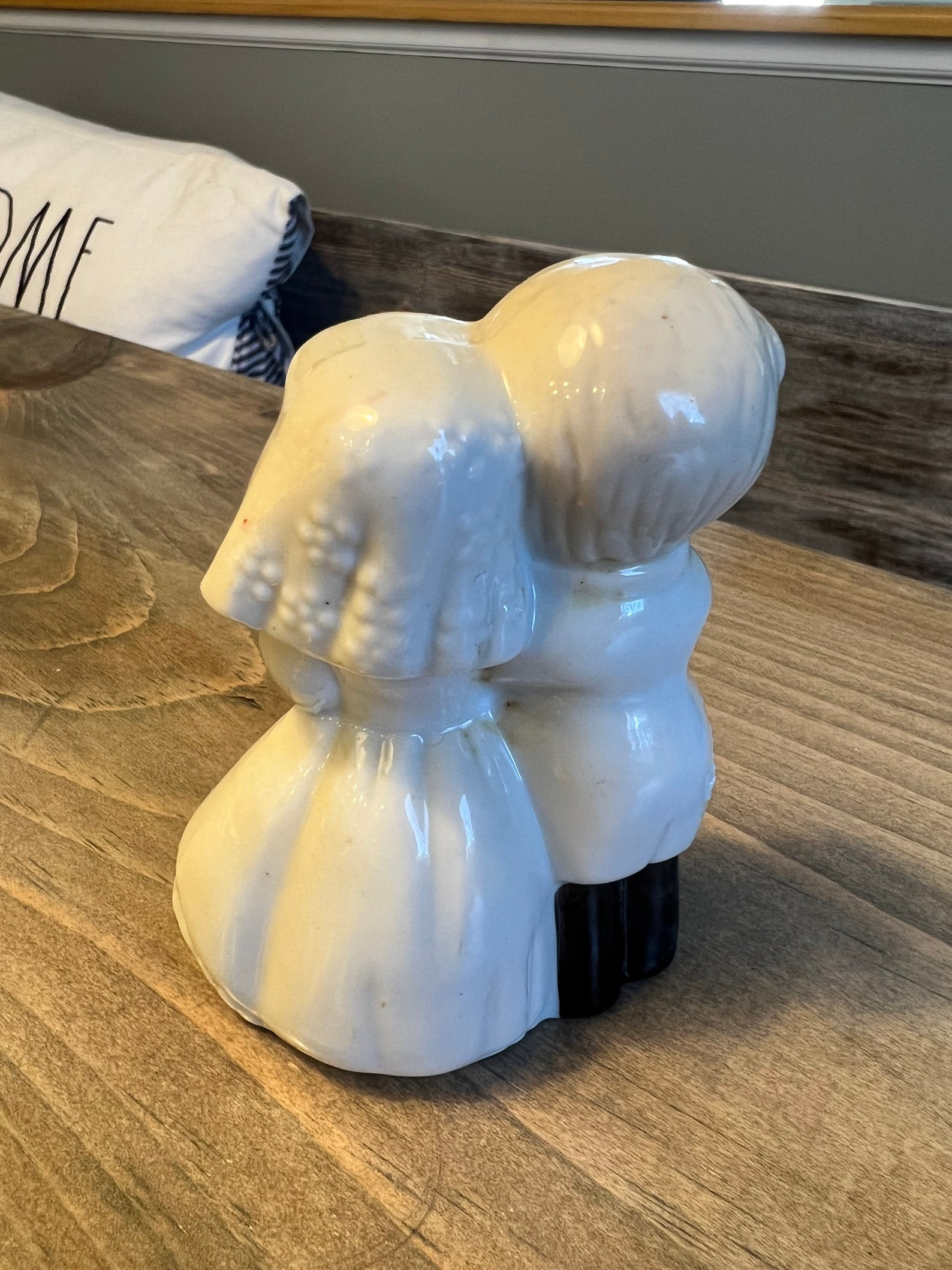 Vintage Ceramic Wedding Figurine Husband and Wife, Bride and Groom