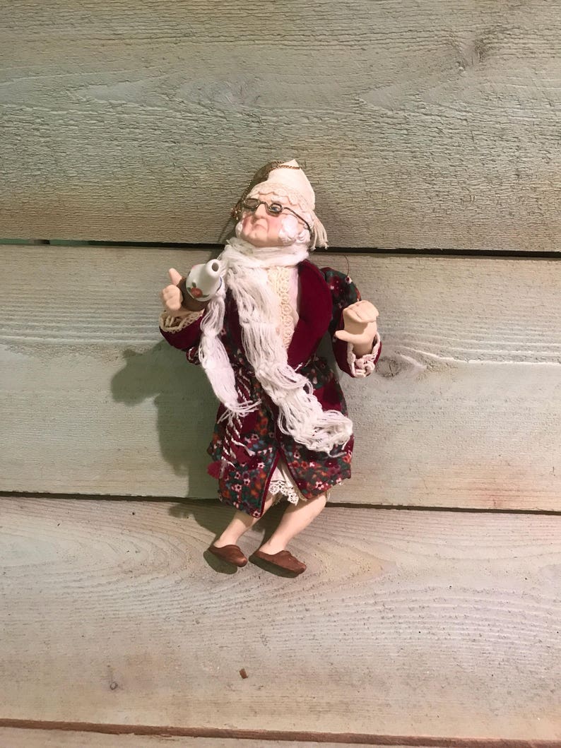 1984 Vintage Santa S World Collectors Corner Porcelain Old Image 0