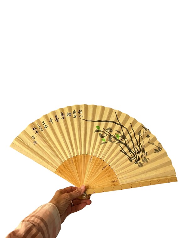 vintage chinese fan hanging Gem