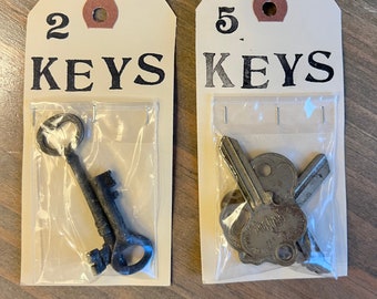Vintage Keys and Skeleton Keys for crafting
