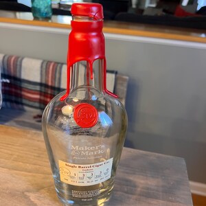 Empty whiskey bottles, Buffalo Trace, Elijah Craig, Whiskey War, Buffalo Trace, Benchmark Bonded, Bulleit Bourbon Bottles Wedding image 3