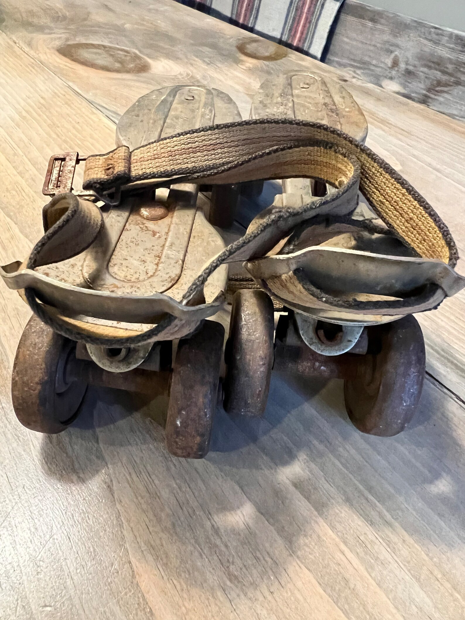 Vintage Sears and Roebuck Metal Adjustable Shoe Skates, J.C. Higgins