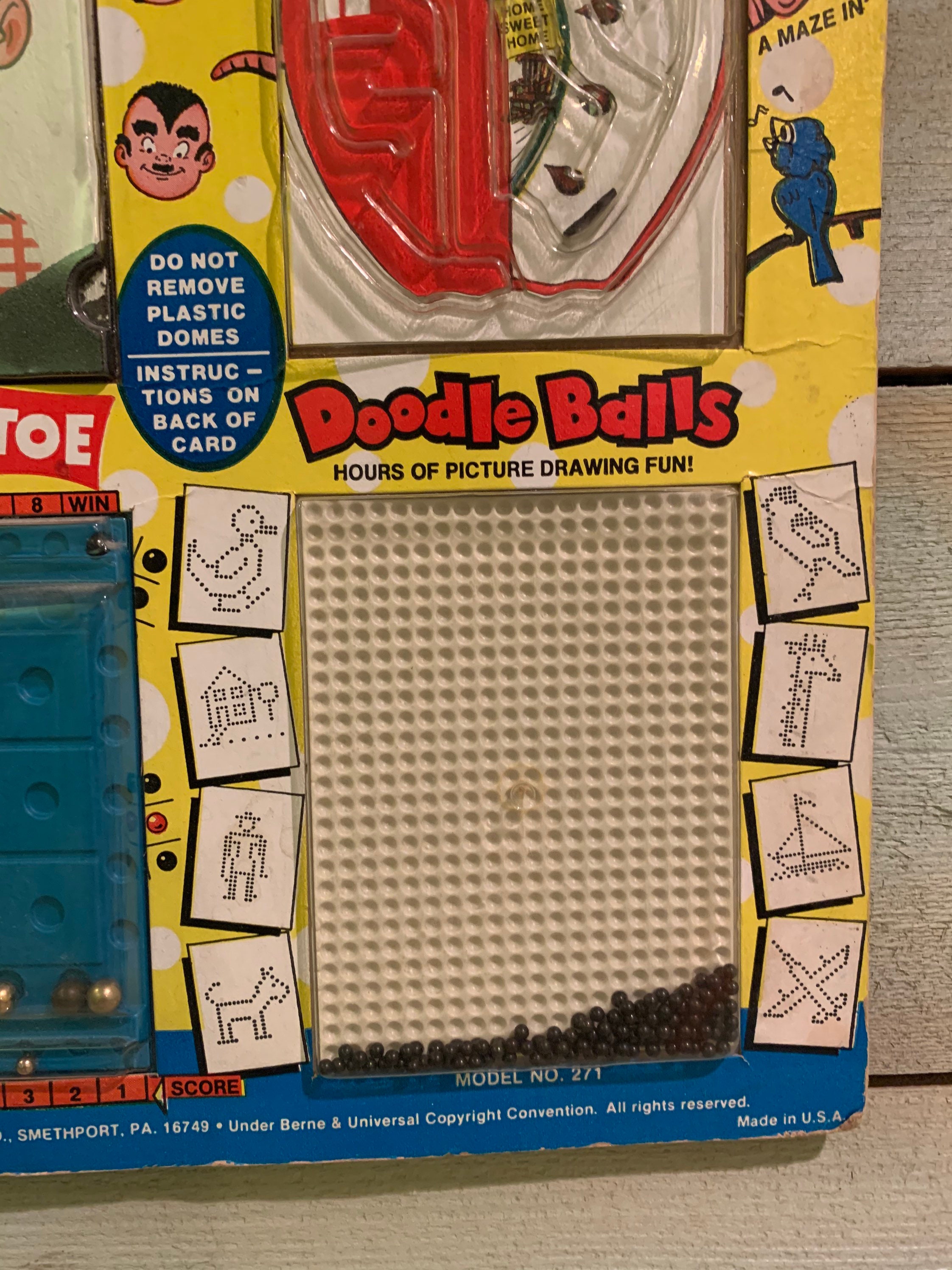 Wooly Willy Magnetic Game, Doodle Balls 