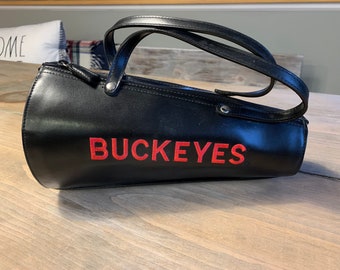 Vintage Ohio State Buckeyes Mega Horn shaped purse FREE Shipping