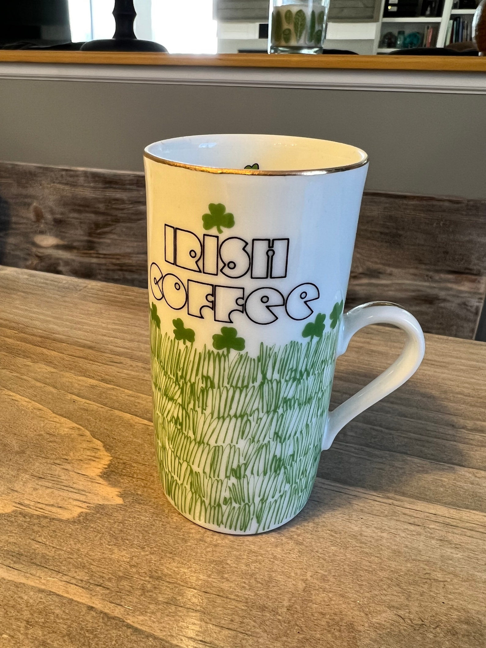 Ceramic Irish Coffee Mug Irish Coffee Cup St Patricks Day Etsy