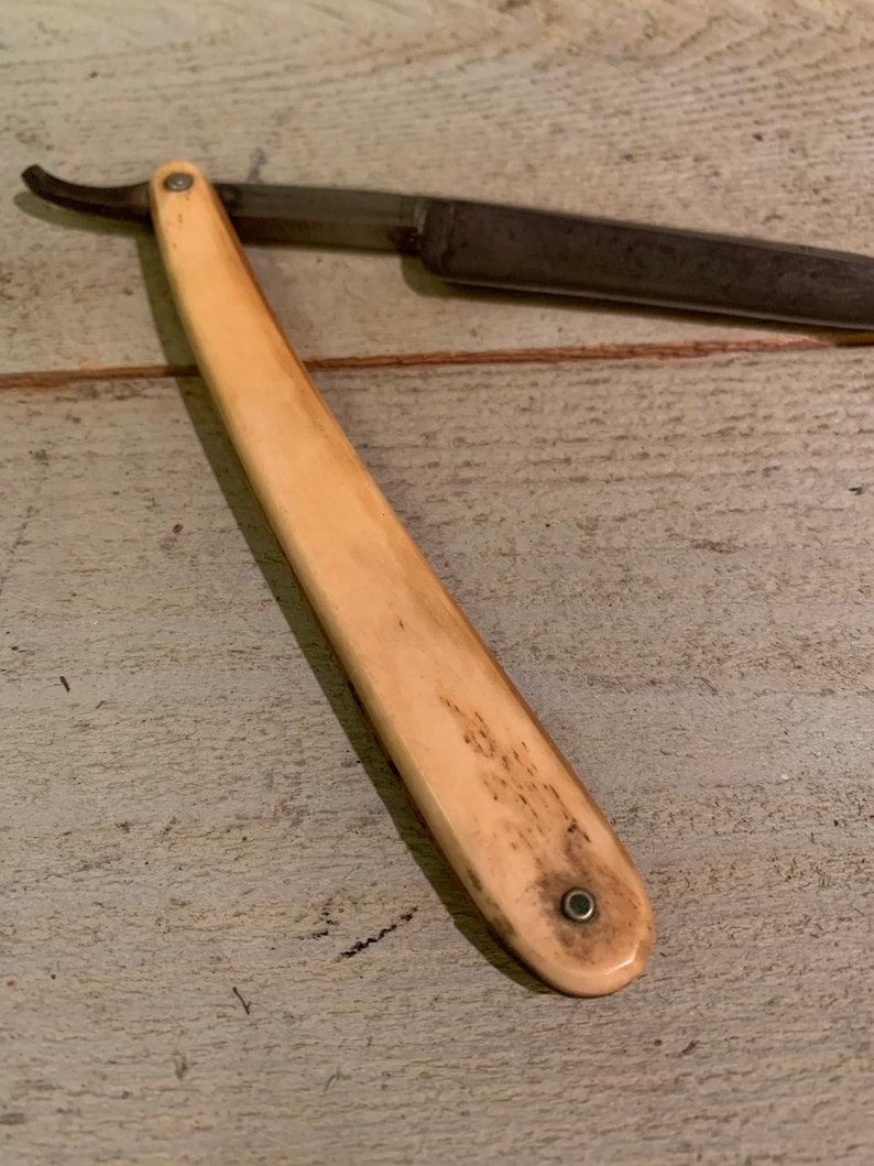 Antique Straight Razor Genco Master Barber Geneva NY USA With Etsy