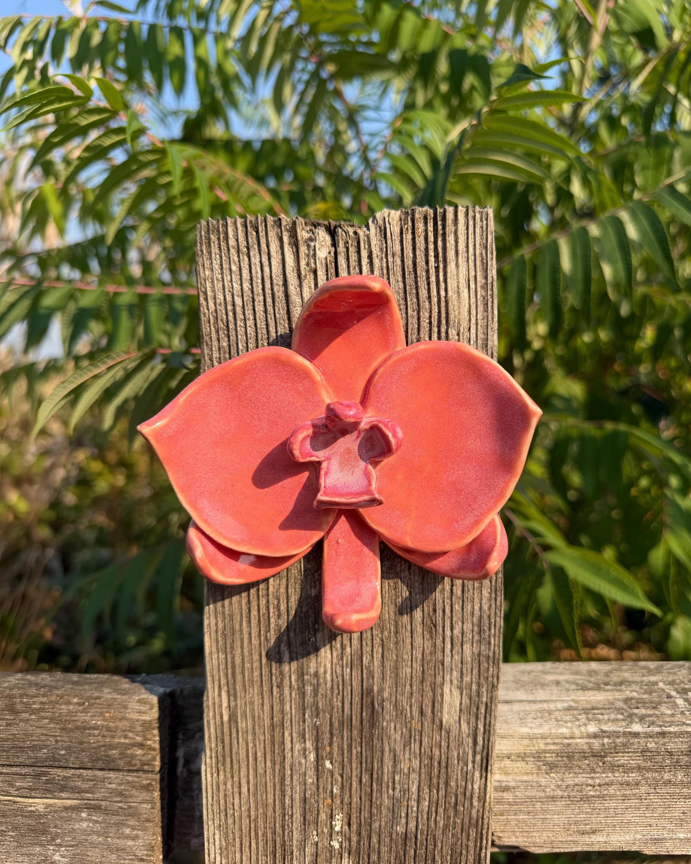 Orchid Ceramic Wall Art - Etsy