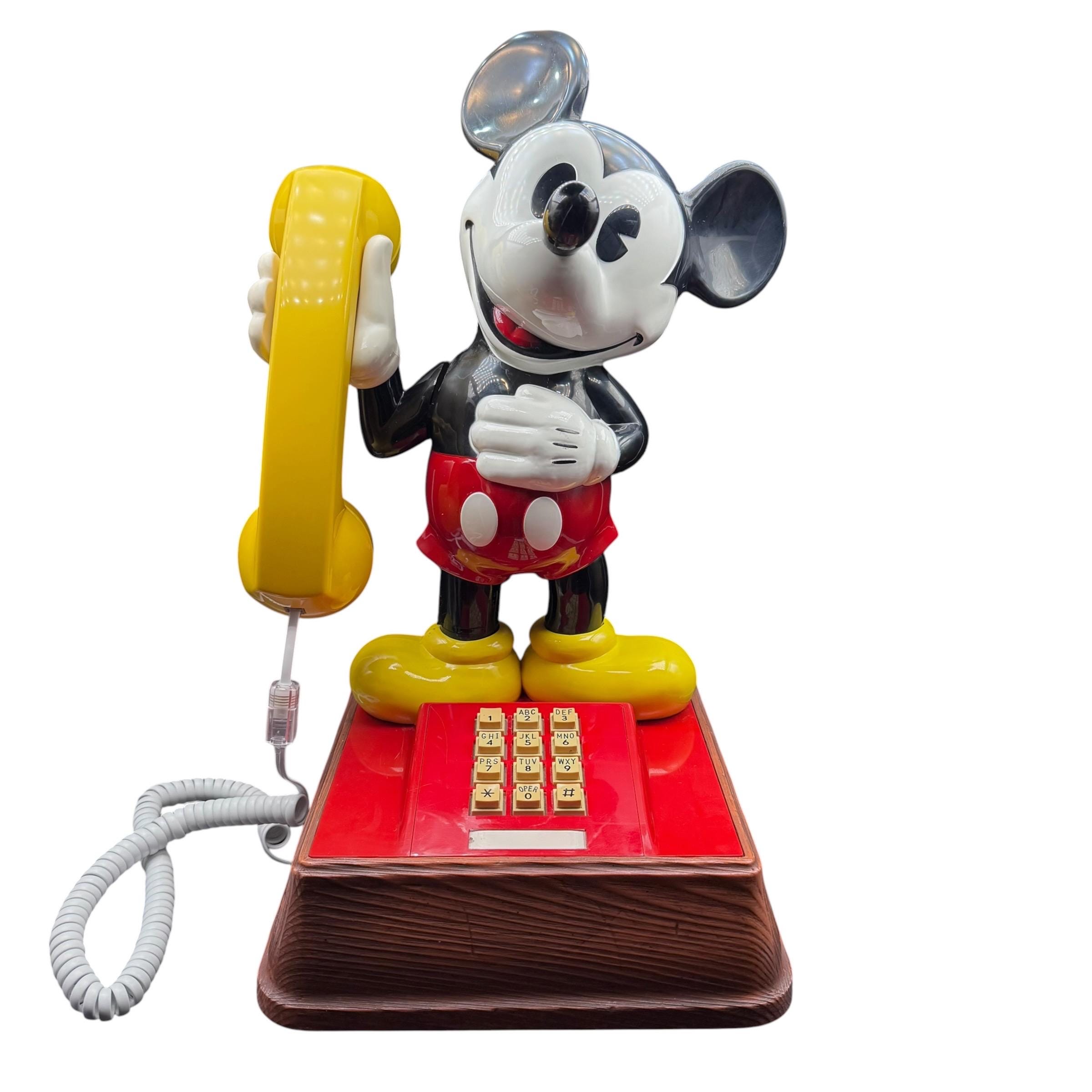 Vintage Mickey Mouse Phone - Etsy