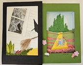 Wizard of Oz 3D Hand-cut Paper Book Scene Set in a Book