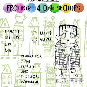 Frankie 4 digi stamp bundle image 1