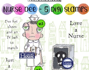 Nurse Dee - 5 Digi stamp bundle