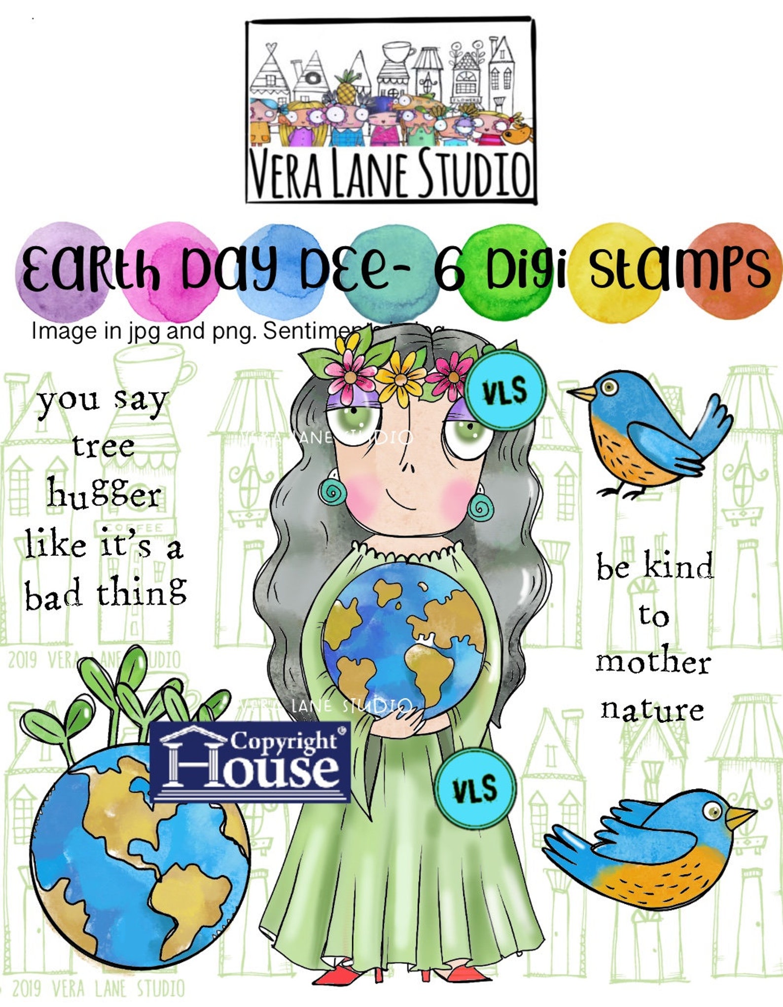 Happy Earth Day! With Vera Lane's Earth Day Dee