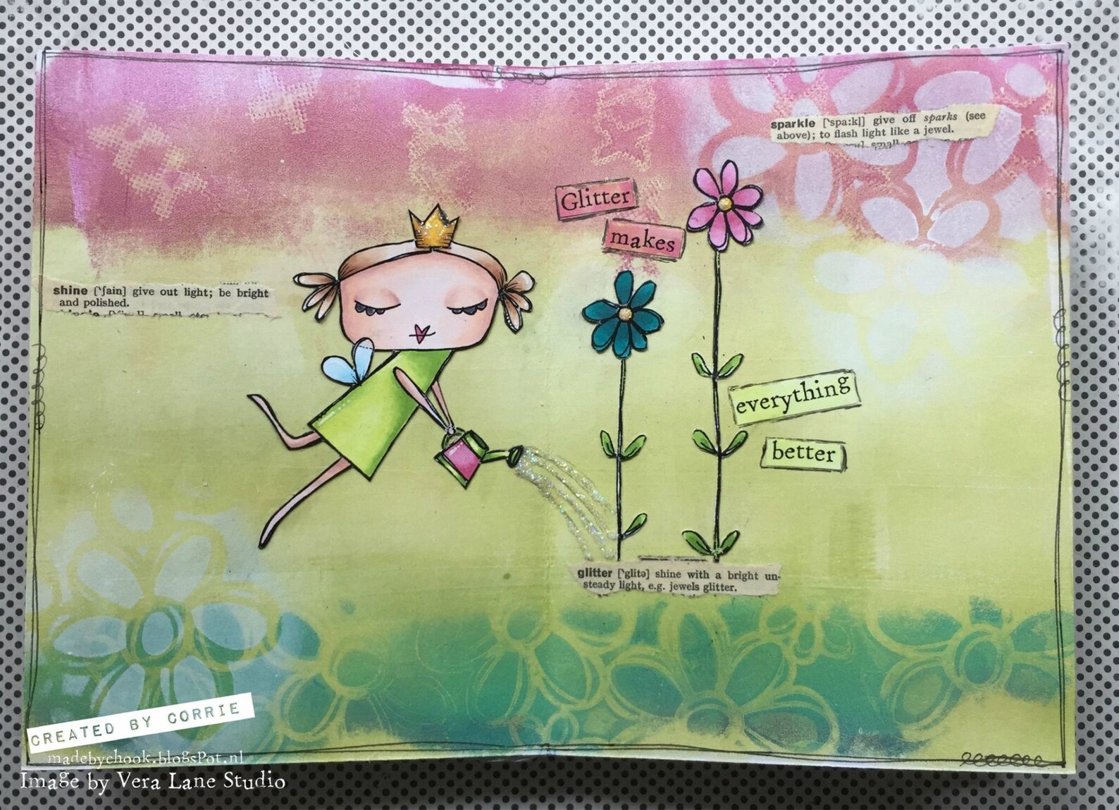 Sprinkle and Sparkle Fairy Sisiters in an 8 Digi Stamp Set Etsy