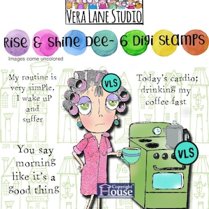 Rise and shine Dee - 6-cijferige postzegelbundel in jpg- en png-bestanden be